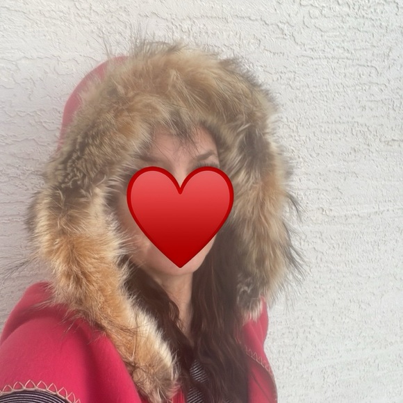 Vintage Inuk Hood /Scarf Combo Fur Trim - Picture 10 of 10